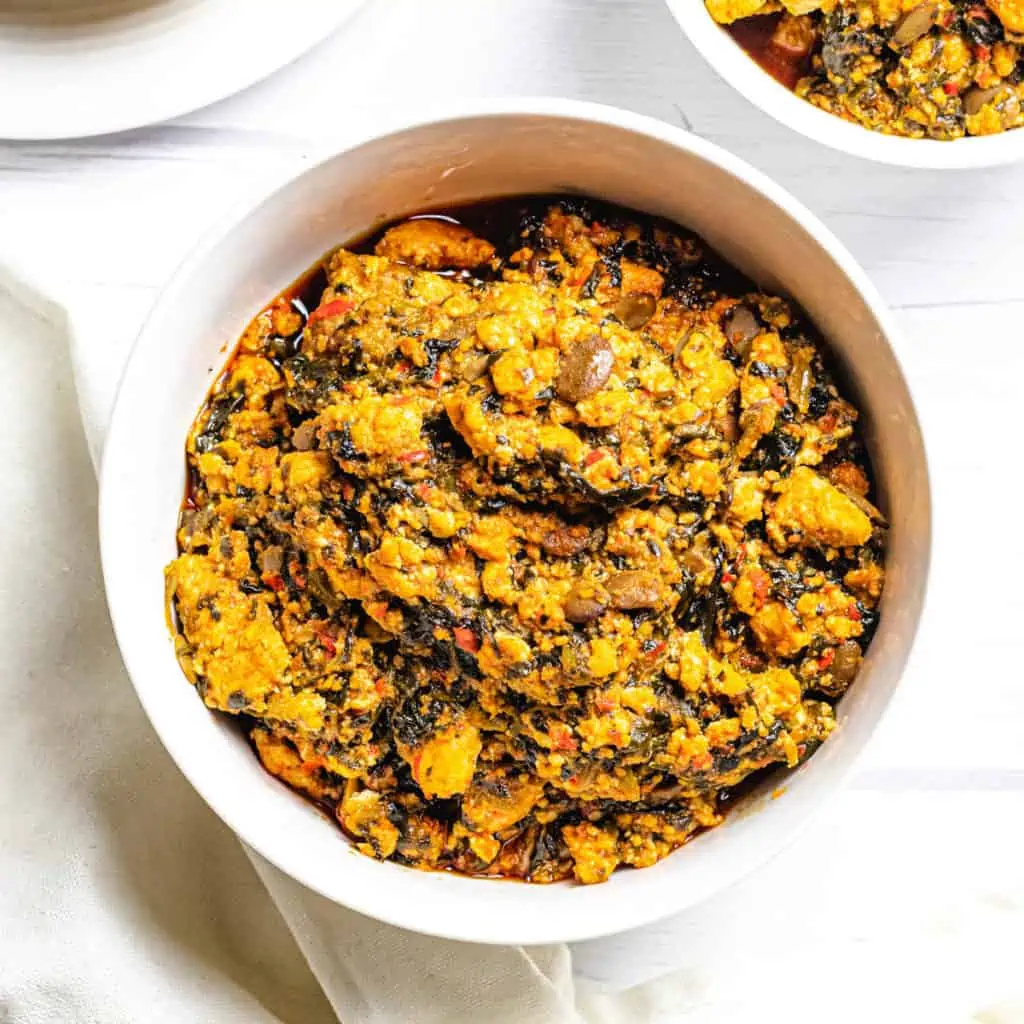 Slimmed egusi soup